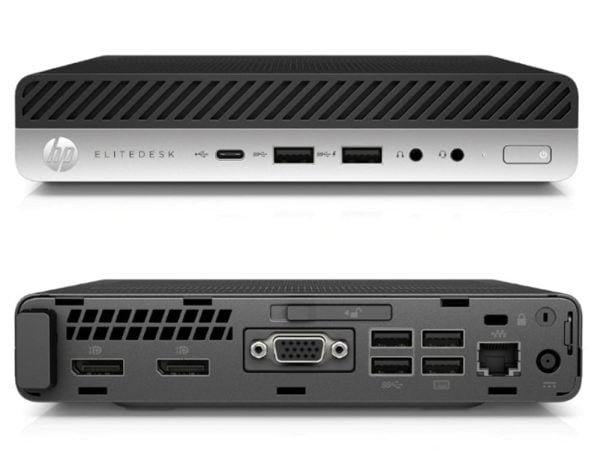HP EliteDesk 800 G4 Desktop Mini - Intel i5-8500T - Ram 8 - 500G HDD