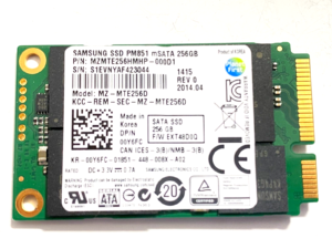 Samsung SSD PM851 mSATA 256GB