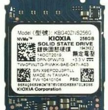 Toshiba(Kioxia) (KBG40ZNS256G)